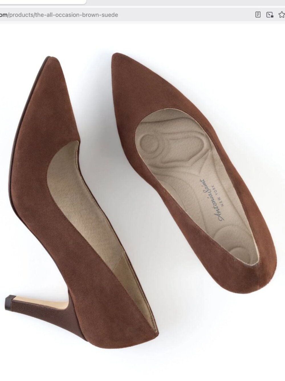 Antonia Saint NY - The All Occasion Pump Heel Size 9 Brown Brand New